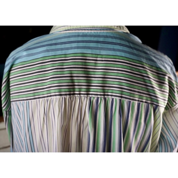 Anthropologie Alix Striped Oversized Shirt New S - Picture 11 of 12
